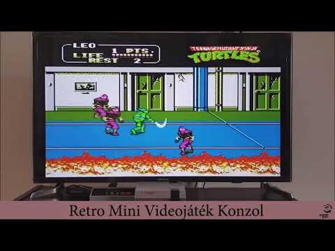 Mini Retro videójáték konzol Hálózati adapterrel