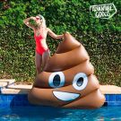 POO emoji felfújható kaka matrac