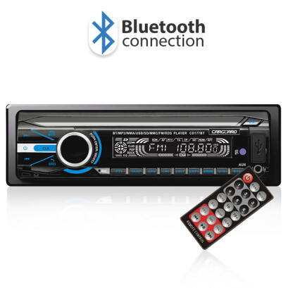 Carguard 177 (Bluetooth, FM-Tuner, RDS, SD MMC, USB lejátszó )