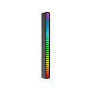 Ritmusra világító RGB LED kijelző - USB - Fekete