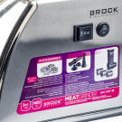 Brock MG 1601 SS Elektromos húsdaráló - 1400 W