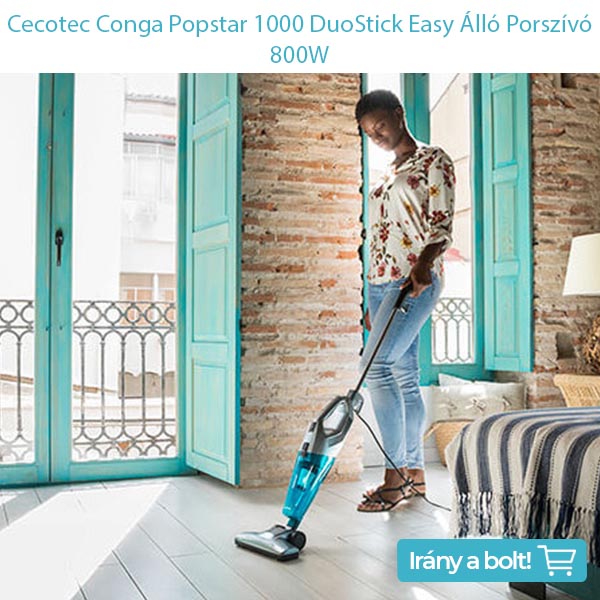 Cecotec Conga Popstar 1000 DuoStick Easy Álló Porszívó 800W