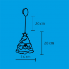 LED-es ablakdísz - Karácsonyfa