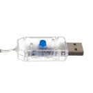 Távirányítós karácsonyi fényfüzér USB - Többszínű (300 LED)